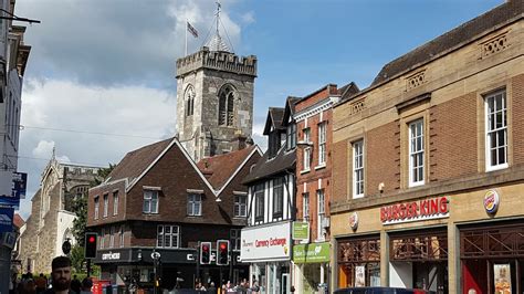Modern High Street To Compare With The William Morris 1853 High Street