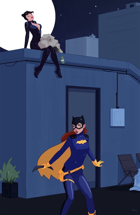 Batgirlcatwoman Commission By Mro16 On Deviantart Batgirl Catwoman