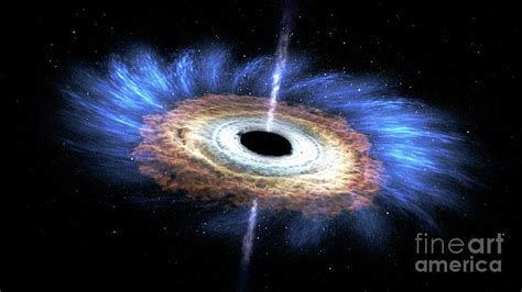 Black Hole X Ray Flares Photograph By Nasas Conceptual Image Labgsfc