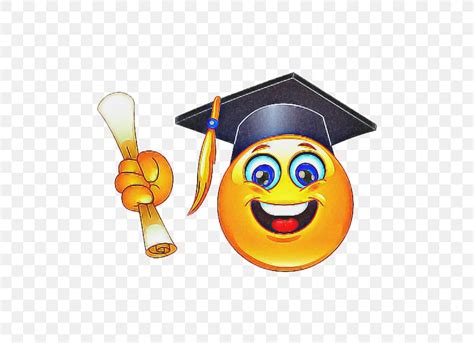 Emoji School Png 596x595px Emoticon Cap Diploma Education Emoji