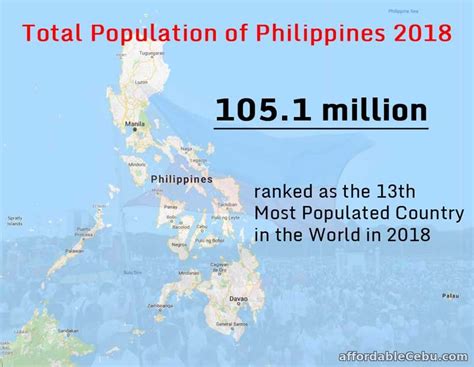 Total Population Of The Philippines 2018 Philippine Government 3004