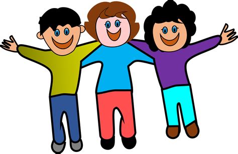 Group Of Boy Friends Clipart