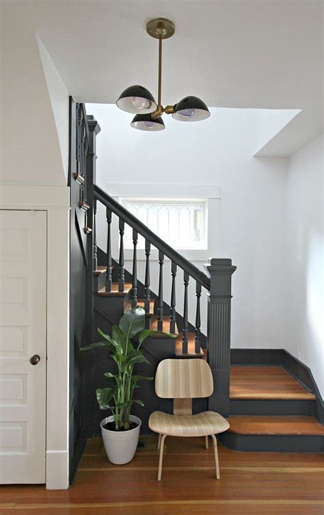 How To Modernize A Staircase With Paint Popsugar Home
