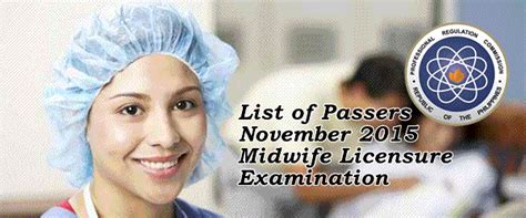 List Of Passers November Midwife Licensure Examination Results