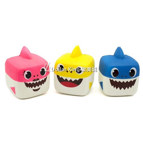 Squishy Cartoon Shark Baby Soft Slow Rising Squeeze Pu Release Stress