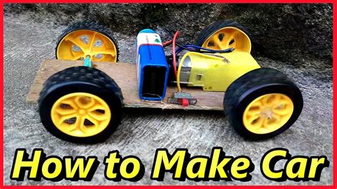 How To Make Car Dc Motor Crafts For Kids Easy Science Experiments