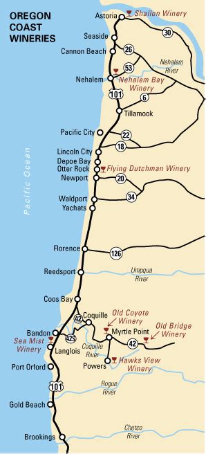 Seaside Oregon Maps Maps