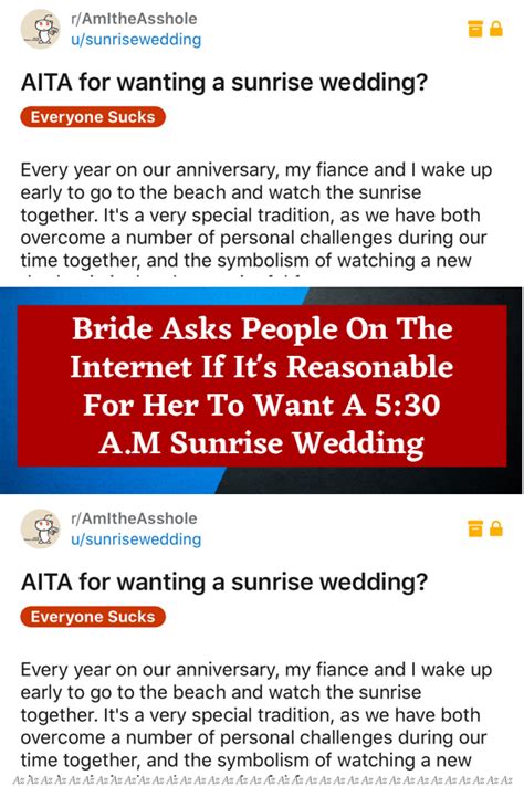Bride Asks People On The Internet If It S Reasonable For Her To Want A