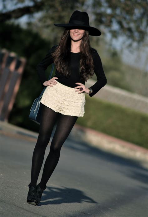 Chicisimo Lace Short Outfits Fashion Tights Pantyhose Outfits