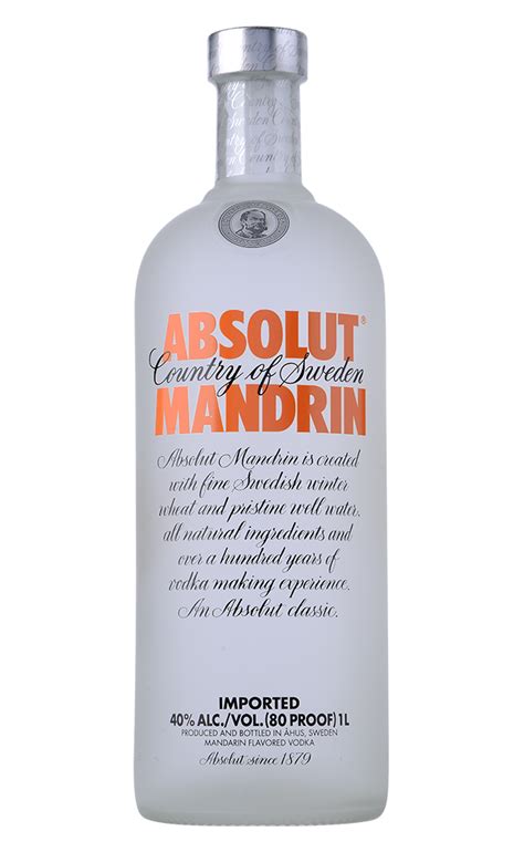 Buy Absolut Mandrin Vodka 1l In Ras Al Khaimah Uae Al Hamra Cellar