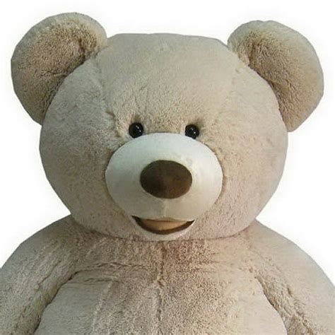 hugfun giant 53 luxury plush extra large teddy bear light golden bro my quick buy