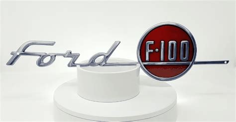 1955 Ford F 100 F100 Truck Emblem Badge Heavy Duty Steel Metal Sign