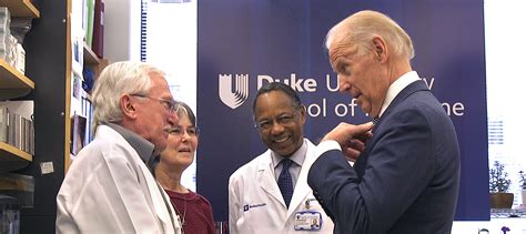 Vice President Joe Biden Visits Duke As Part Of Cancer Cure Initiative