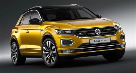 Vw T Roc And Tiguan Allspace Try To Look Fast With R Line Trims Carscoops
