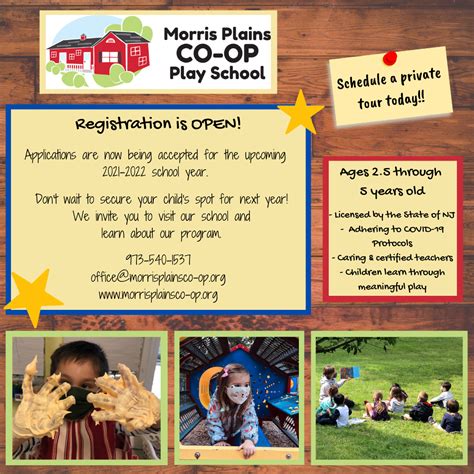 Registration Is Open For 2021 2022 Morris Plains Cooperative Play School