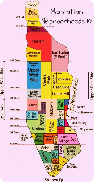 Nudecor Manhattan New York City Boroughs Map Brooklyn Queens Area My