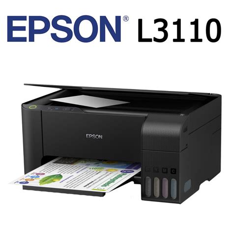 L3110 printer stand section can be printed high speed, high regulation painting, photo printing document painting, photo printing high regulation epson l3110 painting will not be a problem. EPSON EcoTank L3110 ALL IN ONE INK TANK PRINTER - Netstat ...