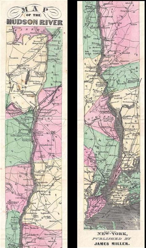 Hudson River New York Map Maps For You