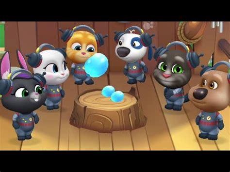 MY TALKING TOM FRIENDS SPACE UPDATE All New TreeHouse Area Gameplay IOS Android YouTube