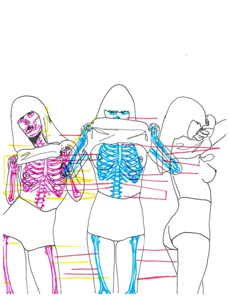 Female Anatomy Line Drawings On Behance