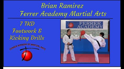 7 Tkd Footwork And Kicking Drills Youtube