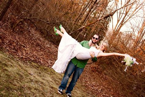I Decided To Do A Trash The Dress Session But Made It More A Rock The