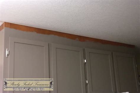 Our contractor told the cabinet builders to put straight edge crown molding on our cabinets. Creating Craftsman Style Crown Molding for Kitchen Remodel ...
