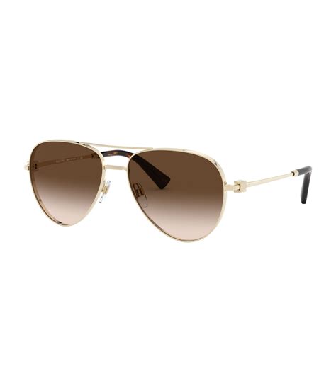 Valentino Gold Aviator Sunglasses Harrods Uk