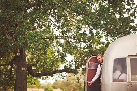 Three Points Ranch Wedding Vintage Inspired Airstream Trailer Wedding