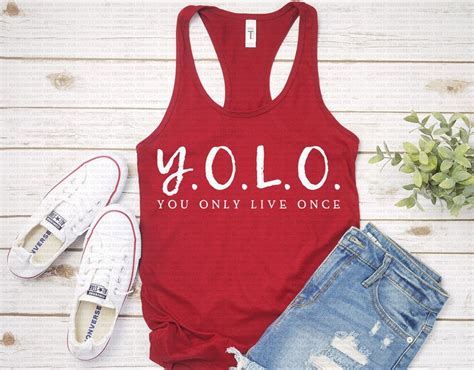 Yolo You Only Live Once Svg Cute And Funny Quotes Svg Etsy