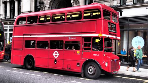 Gambar Mengangkut Transportasi Umum Inggris Bis London Bus