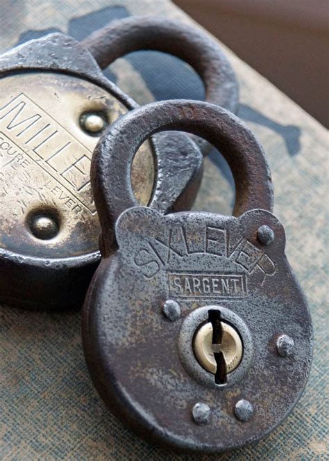 Items Similar To Vintage Six Lever Sargent Lock On Etsy Old Keys Key