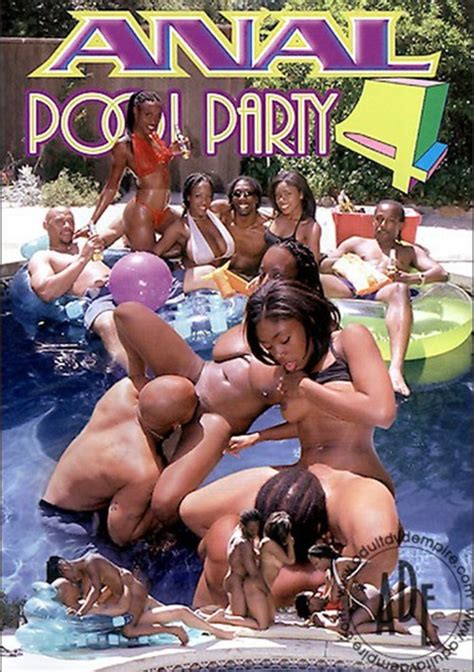 Ebony Friends Enjoy Wild Poolside Threesome From Anal Pool Party