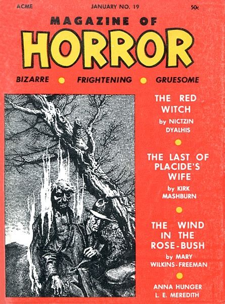 Publication Magazine Of Horror January 1968