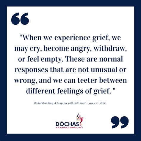 Understanding And Coping With Different Types Of Grief • Dóchas Psychological Services Inc