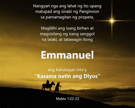 Bible Verse About Kasama Natin Ang Diyos