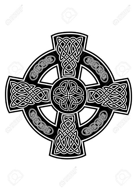 Celtic Knots Were Used To Adorn Religious Symbols Such As This Cross