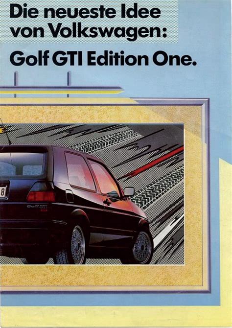 1990 Euro Vw Golf Ii Edition One Sales Brochure By Vwgolfmk2oc Issuu
