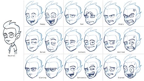 Animation Expression Sheet ~ Character Animation Expressions Disney