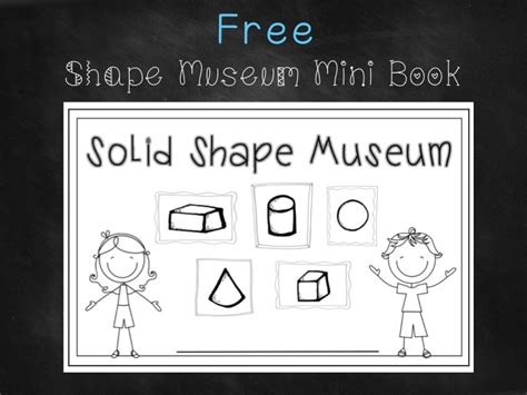 Solid Shape Museum And A Math Mini Book Freebie Kindergarten