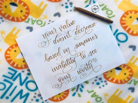 Self Love Quote R Calligraphy