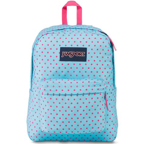 Mochila Jansport Superbreak Blue Topaz Lipstick Kiss Dot O Rama