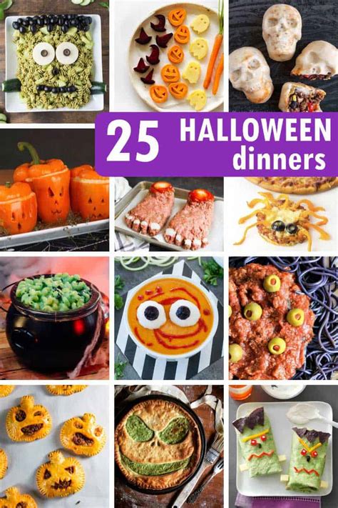 25 Halloween Dinner Ideas For Kids Or Your Halloween Party