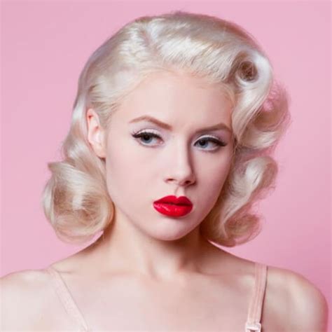 Short Blonde Hairstyles Pin Up Hairstyles