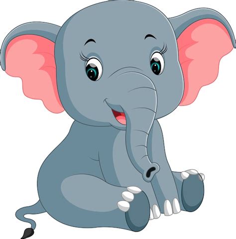 Premium Vector Cute Elephant Cartoon