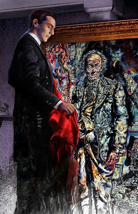 The Picture Of Dorian Gray Grey Art Print Dorian Gray Painting Grey Art