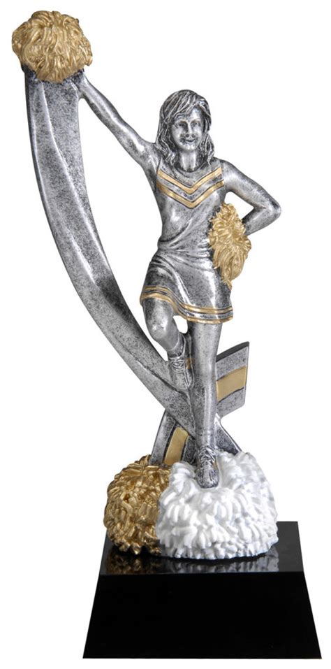 7 T Cheerleader Trophy Includes Engraved Plate Best Trophies And Awards