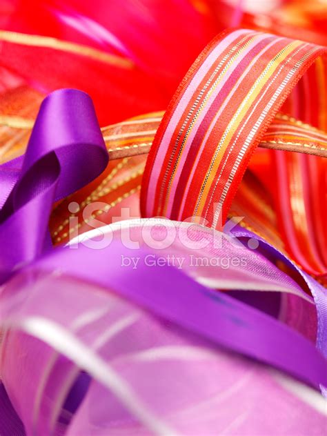 Twists Of Coloured Ribbon Stock Photo Royalty Free Freeimages
