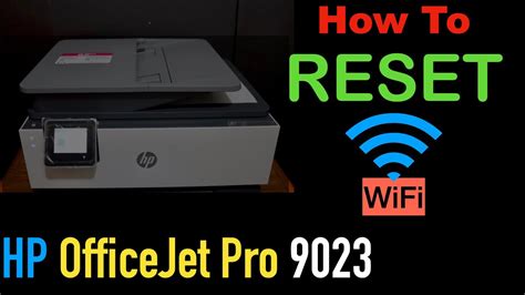 Hp Officejet Pro Reset To Factory Defaults Youtube