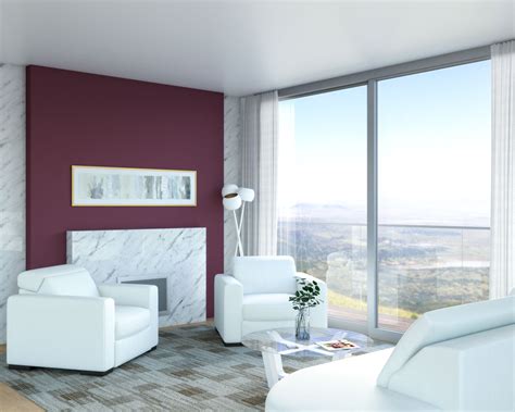 10 Dramatic Burgundy Accent Wall Ideas For Bedroom And Living Room